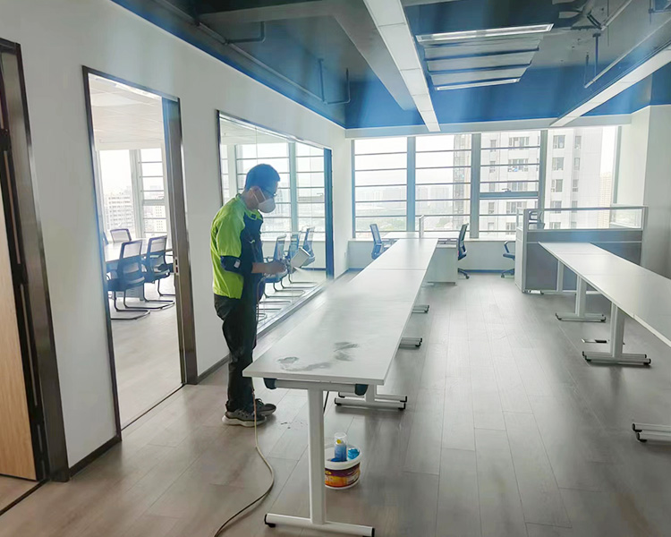 長風街君威財富大廈交通銀行信用卡中心：山西太原室內(nèi)空氣治理